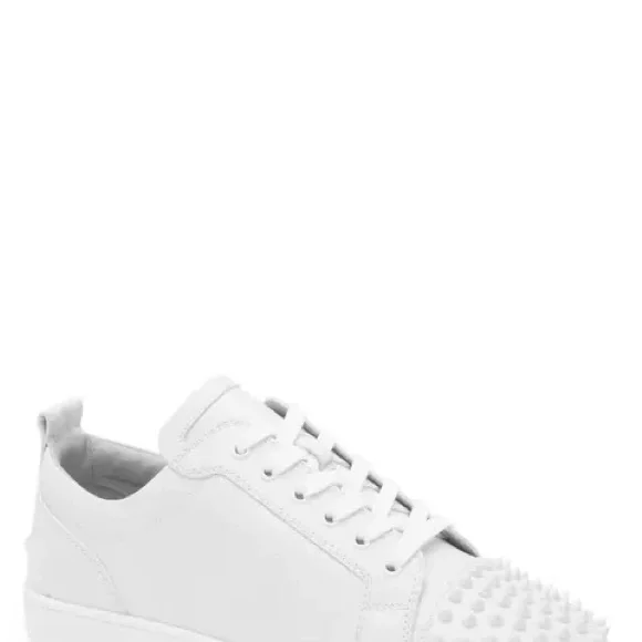 Christian Louboutin White Sneakers with Red Soles - Picture 2 of 2